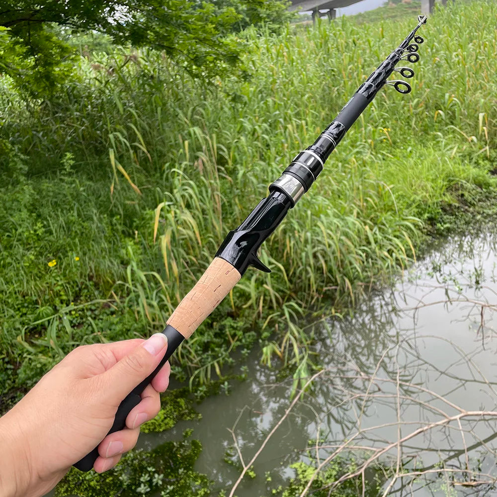 Telescopic 2.4M Carbone 8g-25g.