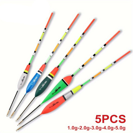Lot de 5 bouchons de pêche