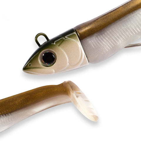 Black Minnow 12g 85mm 2corp+1 tête plombé.