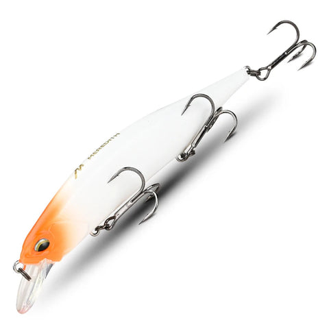 Minnow blanc Haute Performance 110mm 17g