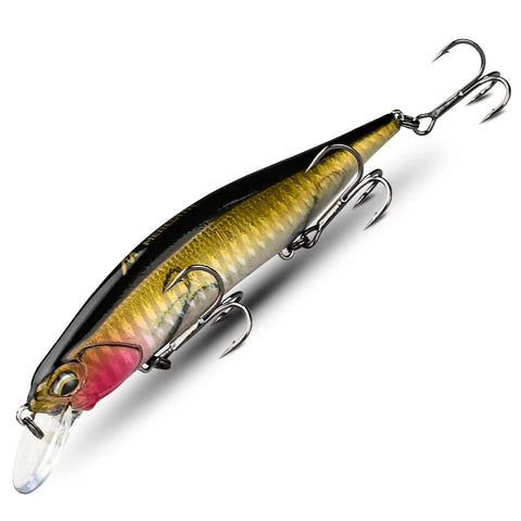 Leurre Minnow bronze Haute Performance pour Pêche Sportive